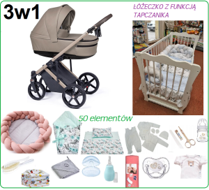 Giga Wyprawka z wózkiem Coletto Fado eco 3w1