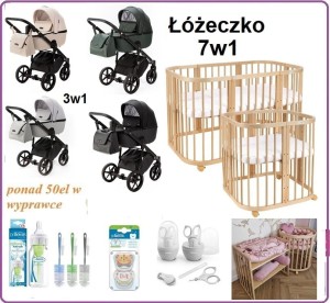 Ekskluzywna Wyprawka z wózkiem Adamex Nola 3w1