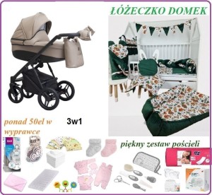 Extra wyprawka Domek z wózkiem Paradise Baby FX 3w1