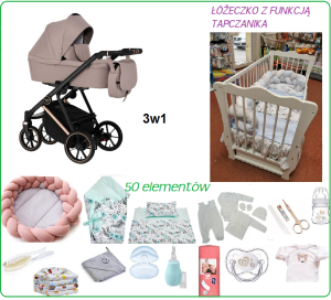 Giga Wyprawka z wózkiem Paradise Baby VR 3w1