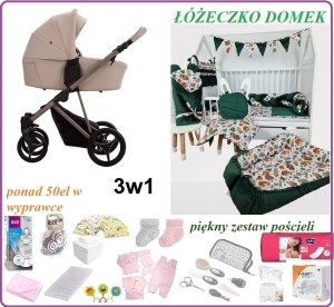 Extra wyprawka Domek z wózkiem Bebetto Pelpasso 3w1