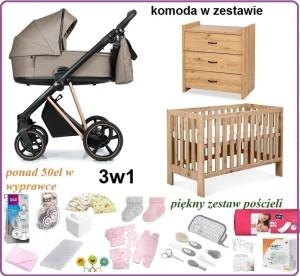 Boho Wyprawka z wózkiem Roan IVI 2.0 3w1