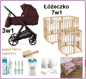 Ekskluzywna Wyprawka z wózkiem Adamex Sigma 3w1