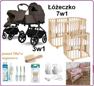 Ekskluzywna Wyprawka z wózkiem My Junior Mavi 3w1