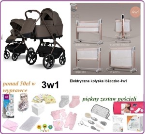 Wyprawka z Dostawką 4w1 z wózkiem My Junior Mavi 3w1