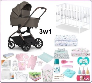 Mega Wyprawka z wózkiem EasyGo Giro 3w1