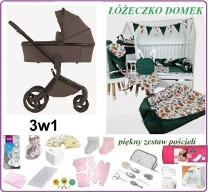 Extra wyprawka Domek z wózkiem Anex Flo 3w1