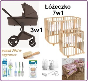 Ekskluzywna Wyprawka z wózkiem Anex Flo 3w1